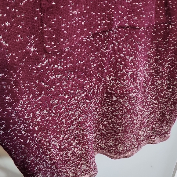 Torrid Burgundy Long Sleeve Hoodie Dress - Picture 7 of 9